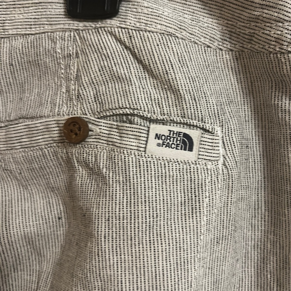 final price The North Face Women’s Sz 14 Creme Linen Drawstring - Picture 6 of 8